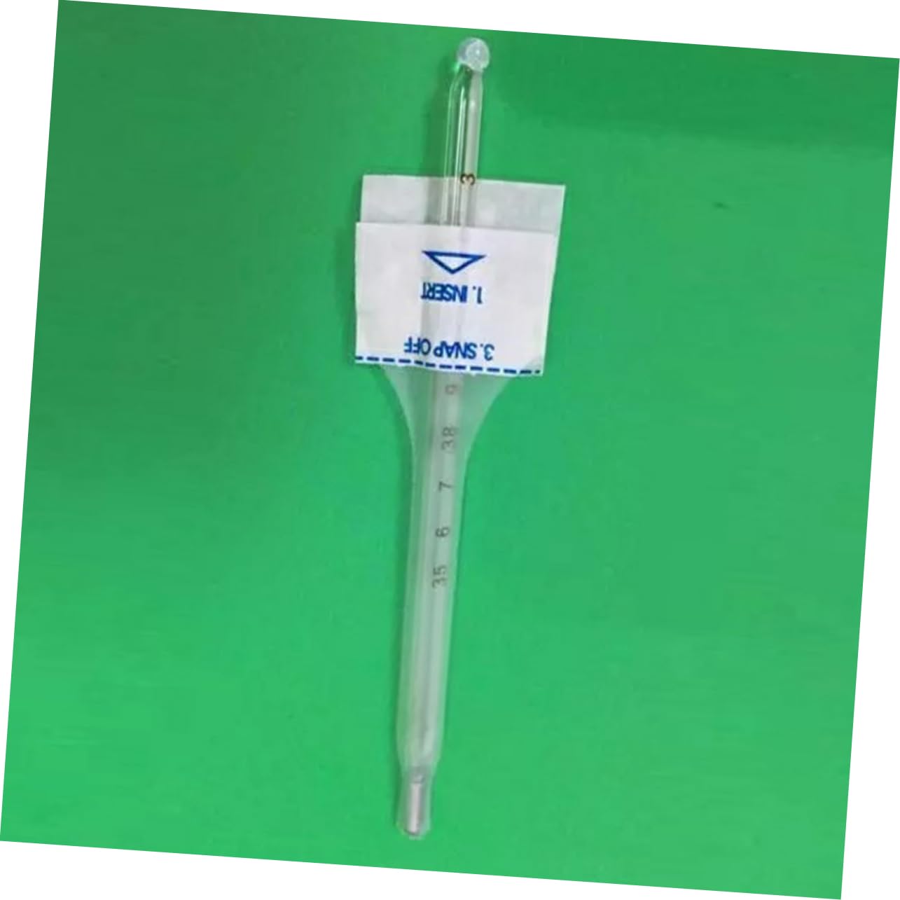 500 Stck Thermometer Schutzfolien aus Papier Hygienische Sondenhüllen für Digitale Fieberthermometer Schützende Einmalhüllen für Orale Rektale Messungen Geeignet für Haustiere