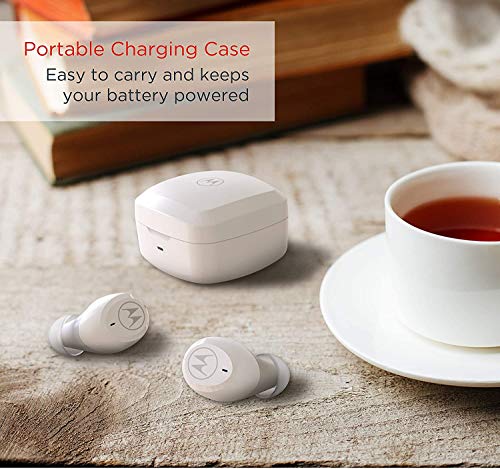 Fone de Ouvido Motorola Vervebuds 100 Bluetooth Estéreo Resistente à Água Branco