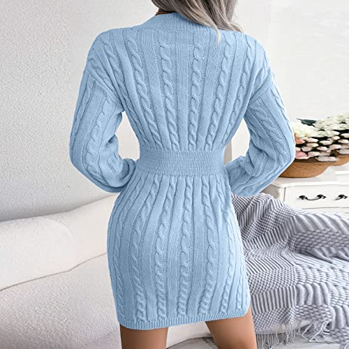 Robe pull col en V pour sublimer votre silhouette
