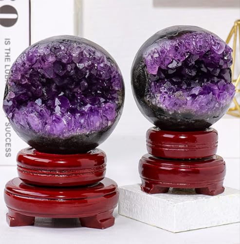 Esfera de amatista para adivinación esotérica y meditación con cristales naturales 8