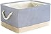 TheWarmHome Fabric Storage Basket for Toys Organizer,Blue (15.7×11.8×8.3inch)