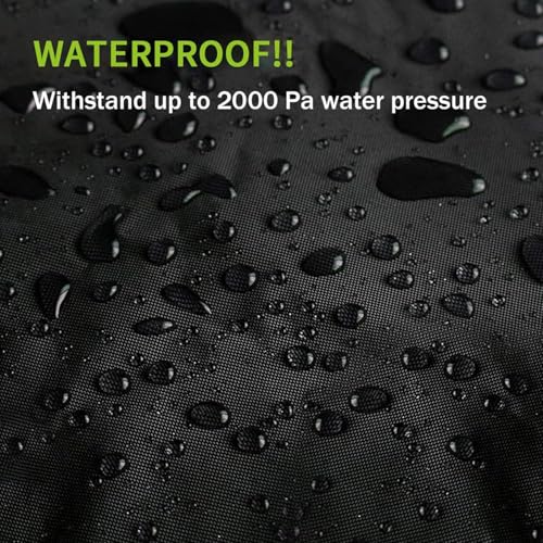 UTV Cover for Can-Am Defender XT CAB, Heavy Duty All Weather Protection, Outdoor Rain Sun Dust Protection with Straps Elastic Hem, Durable Off-Road Vehicle Cover,A Green