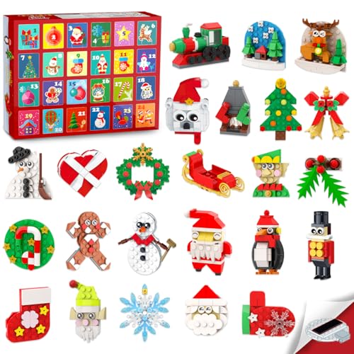 HOGOKIDS 2025 Adventskalender Weihnachtsschmuck Baukasten mit...