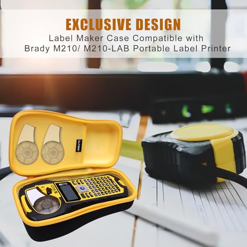 Étui pour étiqueteuse portable Brady M210 housse rigide EVA