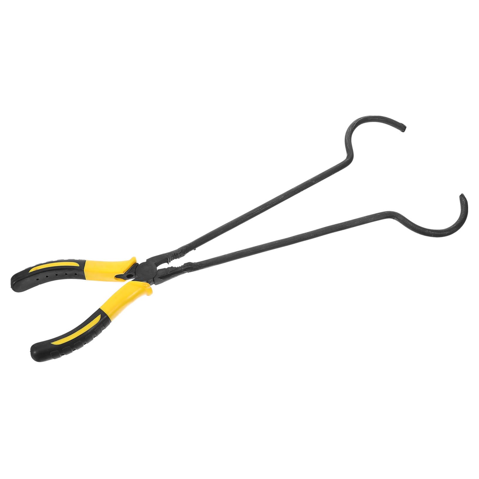 HEALLILY Long Crucible Tongs with Portable Handle for Melting and Casting Precious Metals Compatible with Beakers and Flasks Graphite Casting Tool