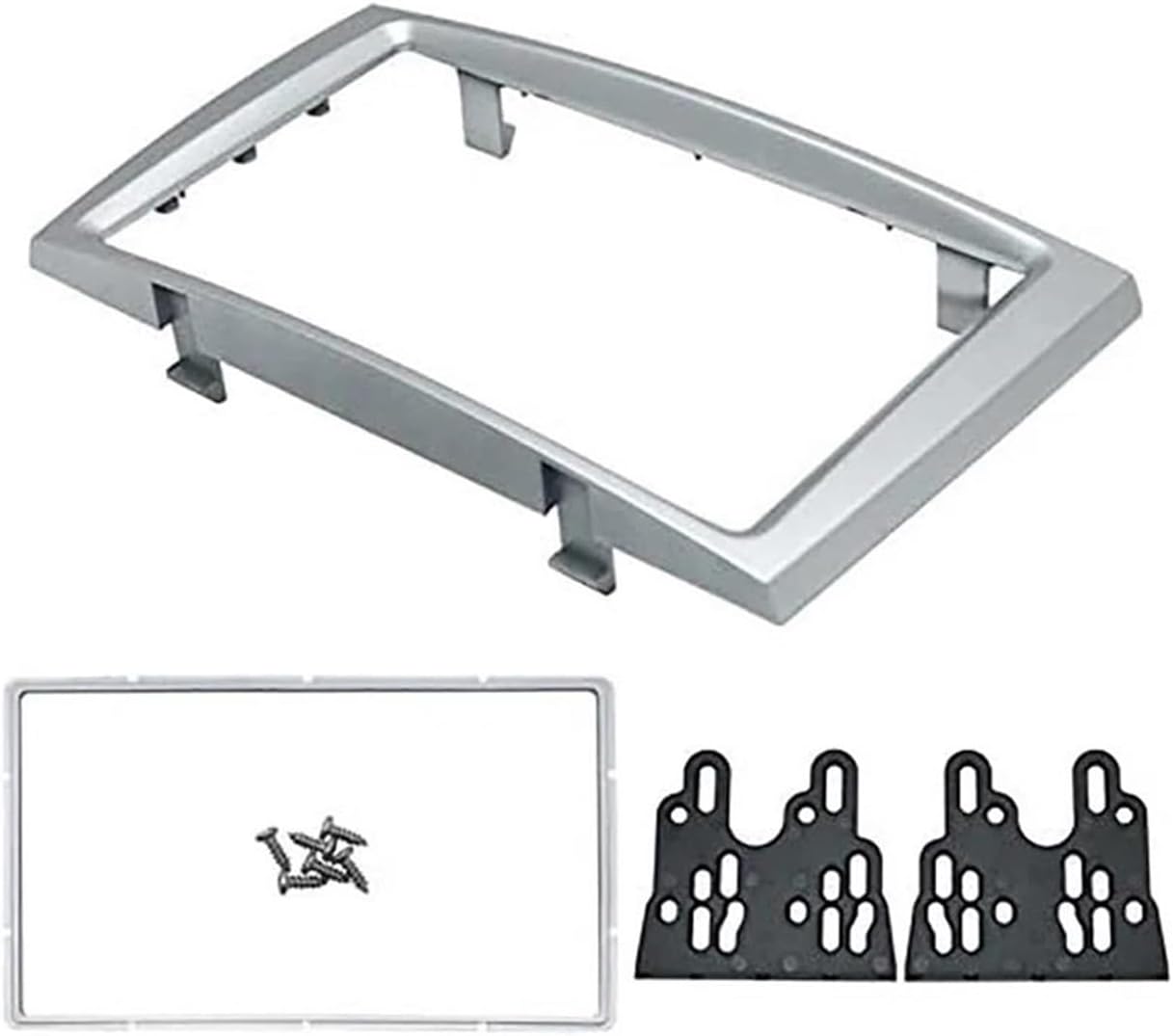 に適合する プジョー 308 2008-2015 408 2011+ 2Din カーDVDラジオフェイシアフレーム ダッシュボードパ