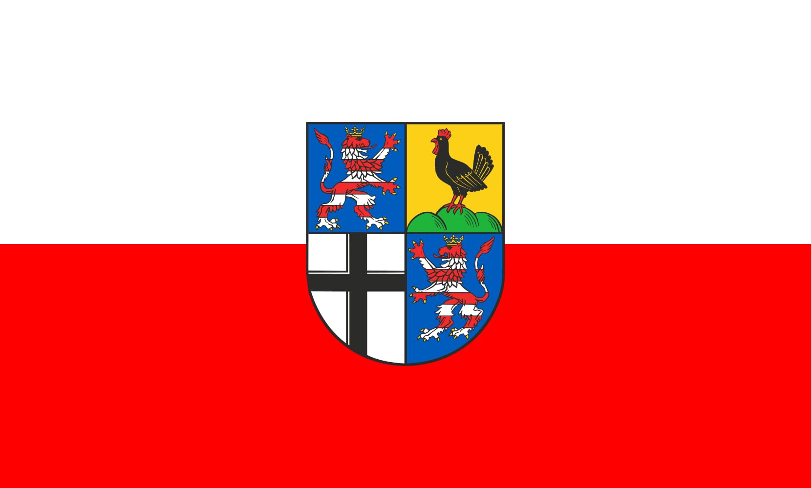 Drapeau Wartburgkreis haute résistance avec finitions de qualité supérieure