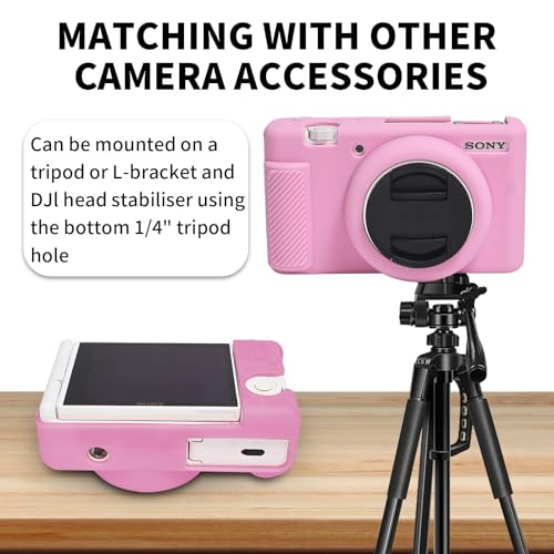 Funda de silicona para cámara Easy Hood ZV-1F color rosa miniatura 5