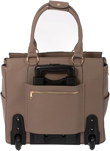 Miniatura 4 de JKM & Company Rolling Laptop Bag for Women Designer Wheeled Briefcase Fits 13-17" Laptops Office Travel Computer Case