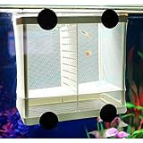 Kangkang@ DIY Aquarium Fish Breeding Box Tank Fish Incubator Net Fry Baby Fish Hatchery Equipment Is