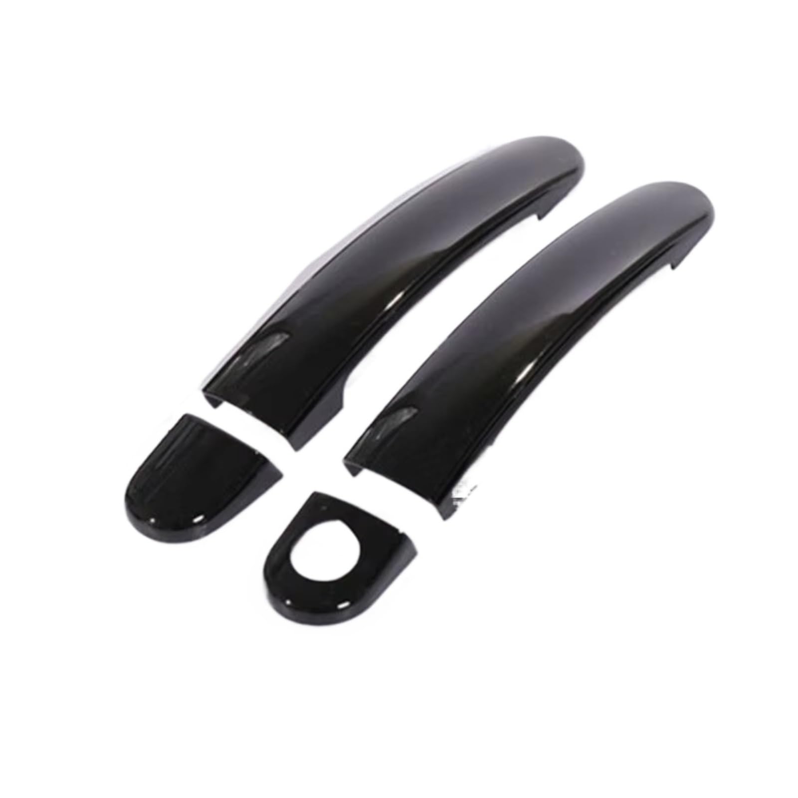 Iukmr G For Vw For Olf 4 Mk4 For Rabbit A4 1J 1997-2006 Loss Black Chrome Car Door Handle Covers Accessories Stylin Stickers Car Outer Door Handle(G)
