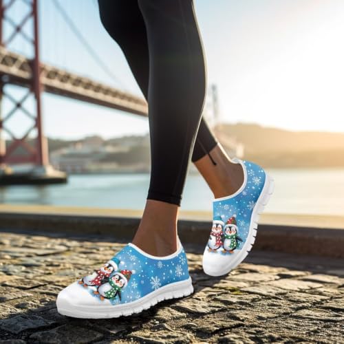 Image of Floral Sneakers for Women Colorful Art Shoes for Women Slip On Casual Work Shoes