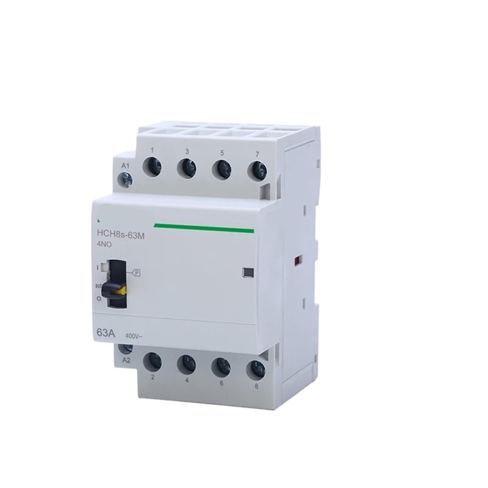 Contacteur modulaire robuste 4P 40A HCH8s-63M à commande manuelle