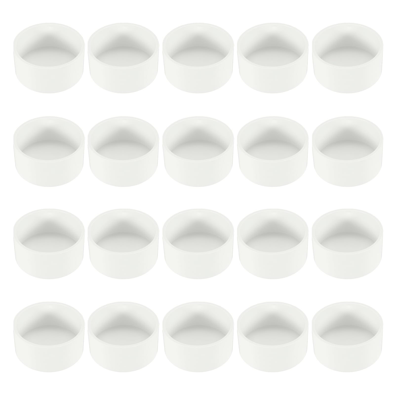 Bouchon de finition PVC 3-1/2" de qualité meuble supérieure blanc