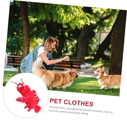 Disfraz de langosta para perros XS rojo miniatura 7