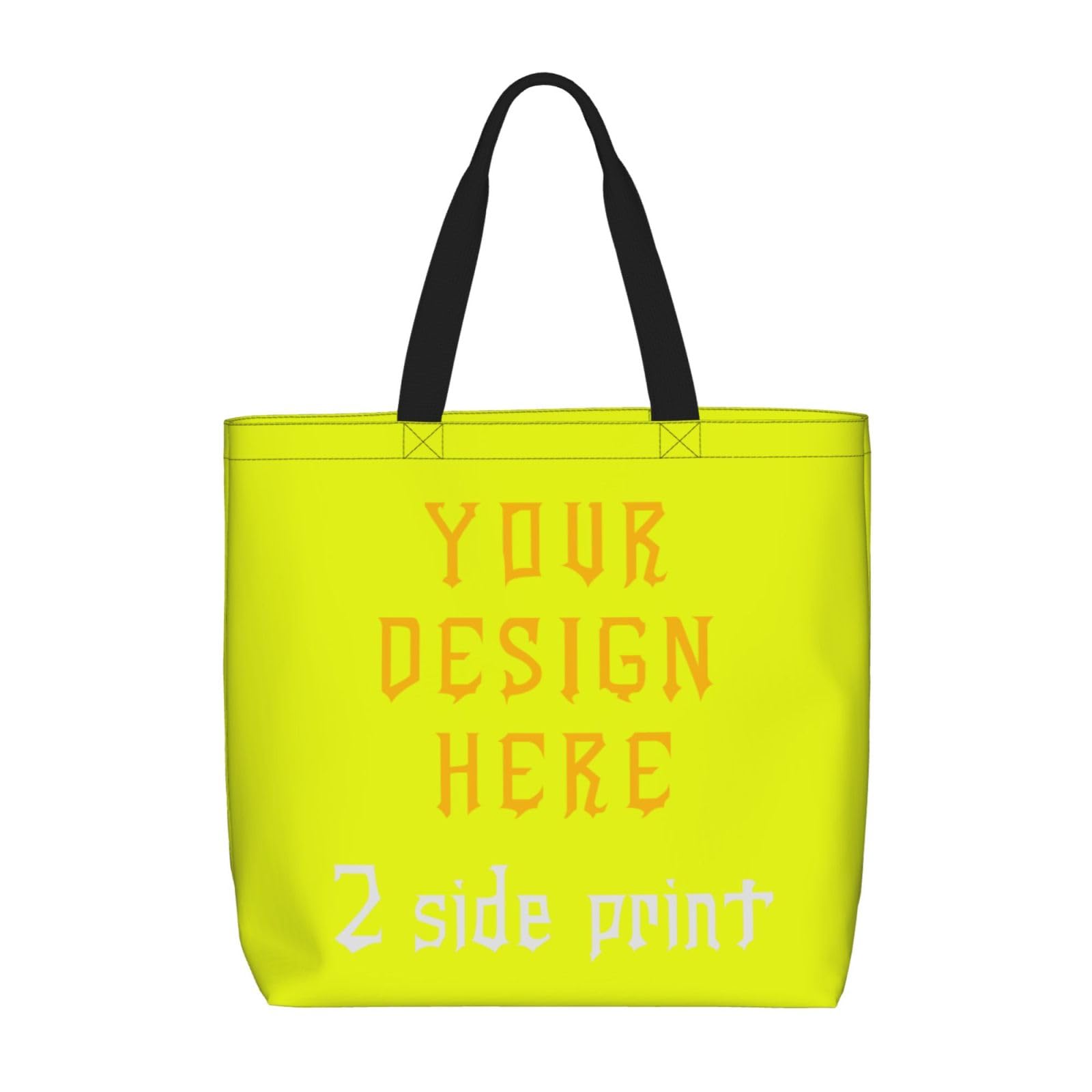 Custom Tote Bags Add Your Design Personalized Beach Bag