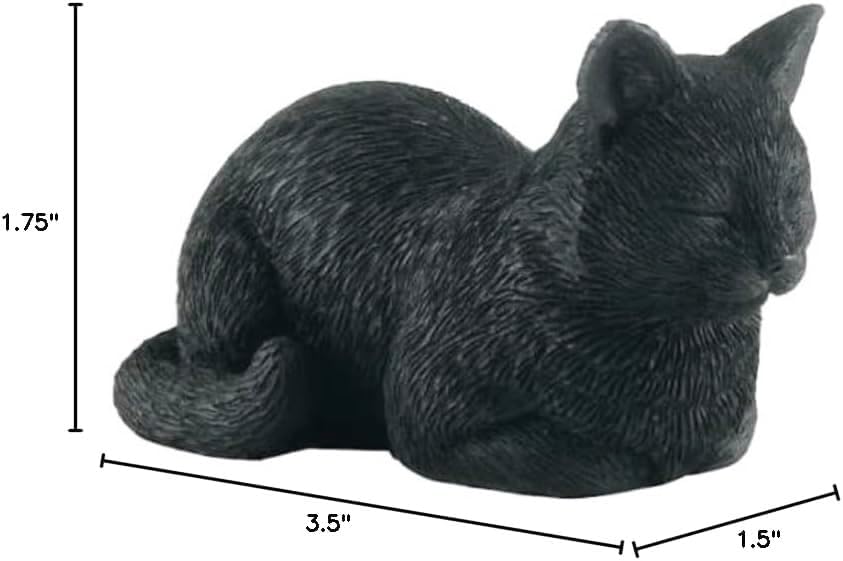 Miniatura 5 de JFSM INC. Figura de gato negro de 3.5 pulgadas, regalos para amantes de los gatos, relleno de calcetines navideños, regalos para amantes