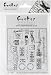 Crafty Individuals" Vintage Tickets & Ephemera Unmounted Rubber Stamp, 3.75" x 5.5"