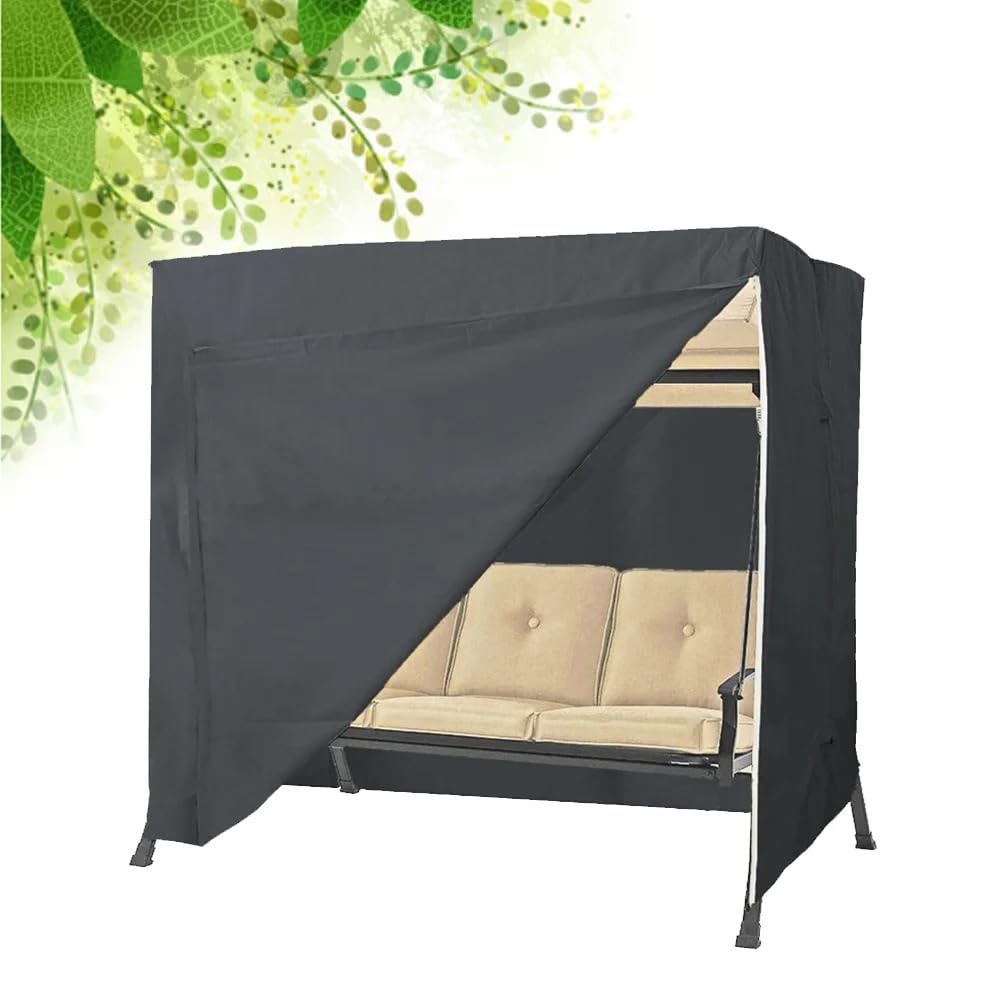 pokrowce na hamaki Pokrowiec ochronny na meble ogrodowe Zewnętrzny wodoodporny pokrowiec na huśtawkę przeciwpyłową do domu i ogrodu 220x125x170cm osłona ochronna