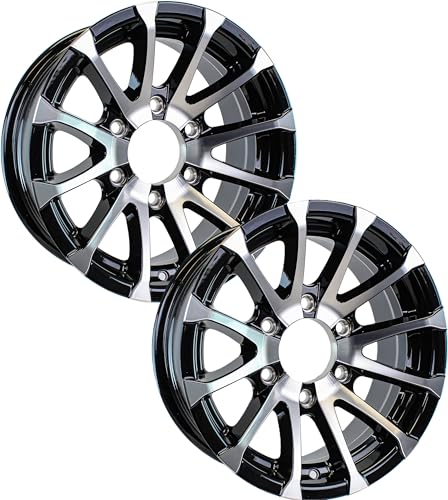 eCustomrim 2-Pack Aluminum Trailer Rims Wheels 6 Lug 15
