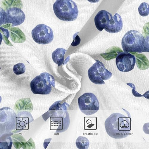 Boys' Exclusive Briefs Toddler Underwear 95% Combed Cotton Boxerbriefs 2T Blueberry Pattern 93