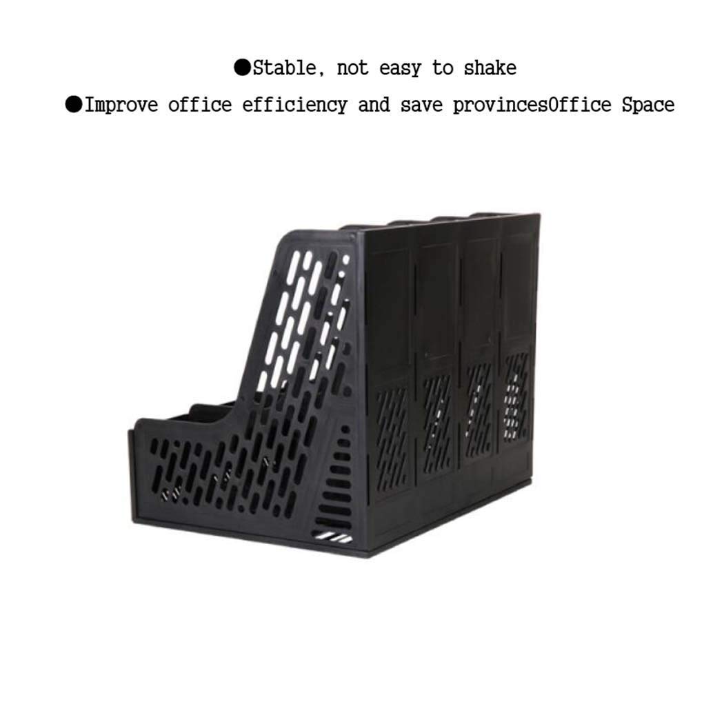 Organizer per file desktop con 4 colonne porta file in plastica per forniture per ufficio Storage CXBDDF File Manager