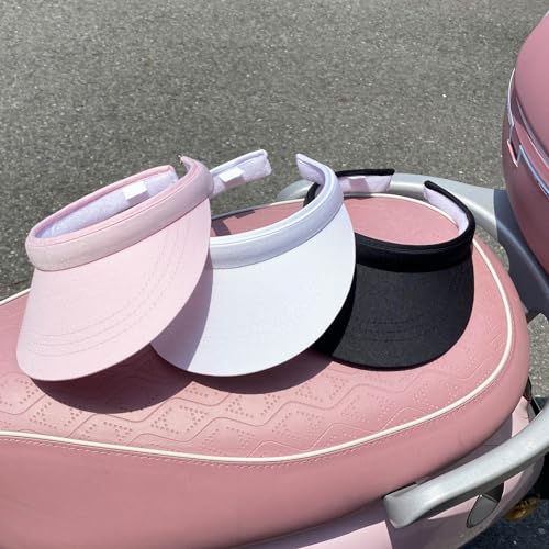 Image of Sun Visor Hats Women Wide Brim Adjustable Clip On Visors Beach Men Hat
