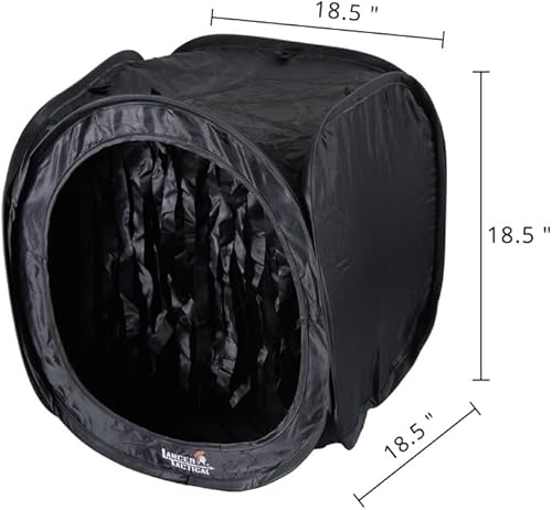 Miniatura 4 de Lancer Tactical Portable Airsoft Target Tent-Black-Non Lethal BB Shooting Target