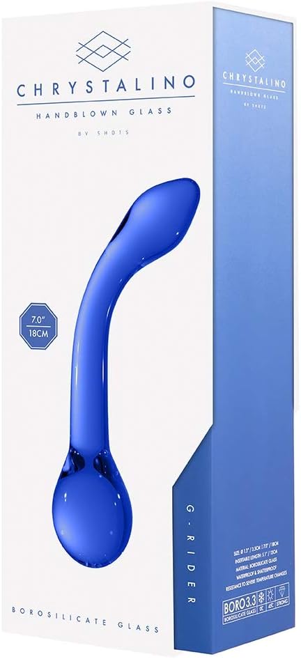 Shots America Chrystalino G-Rider Wand, Blue, Blue