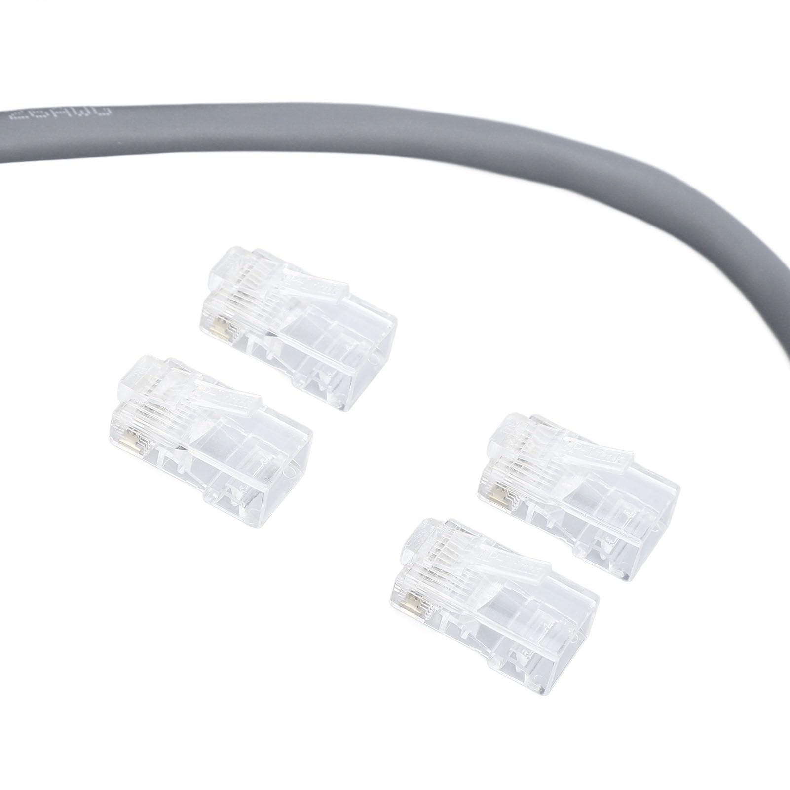 Hidyliu Cable Adaptador SPX a Conector RJ45, Conector Impermeable de 1200Mbps para Uso en Interiores y Exteriores, Paquete de 4