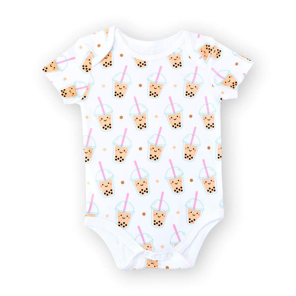 The Wee Bean Organic Cotton Onesie Baby Bodysuit, Soft Onesies Made from Organic Cotton, Skin-Friendly Clothes for Babies and Toddlers