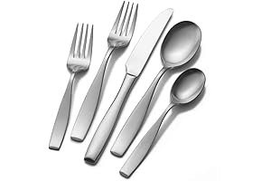 Mikasa Satin Loft 65-Piece Silverware Set for 12