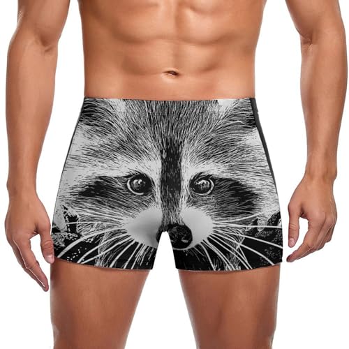 Boxer de bain raton laveur anti-irritation pour homme actif