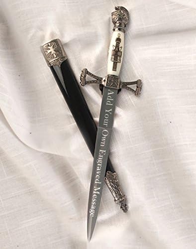 Personalized Templar Dagger with Free Engraving