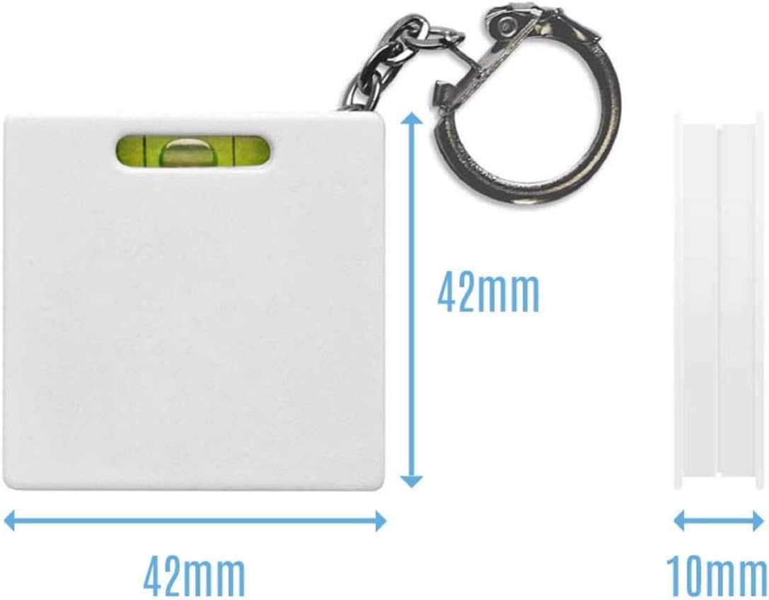 Azeeda 'I Love You Dad with Hearts' Keyring Tape Measure/Spirit Level Tool (KM00041005)
