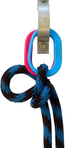 Miniatura 5 de Safety Tie Corbata de caballo para prevención de lesiones, portátil, versátil y reutilizable, liberación rápida bajo presión pesada con 5 ajustes de