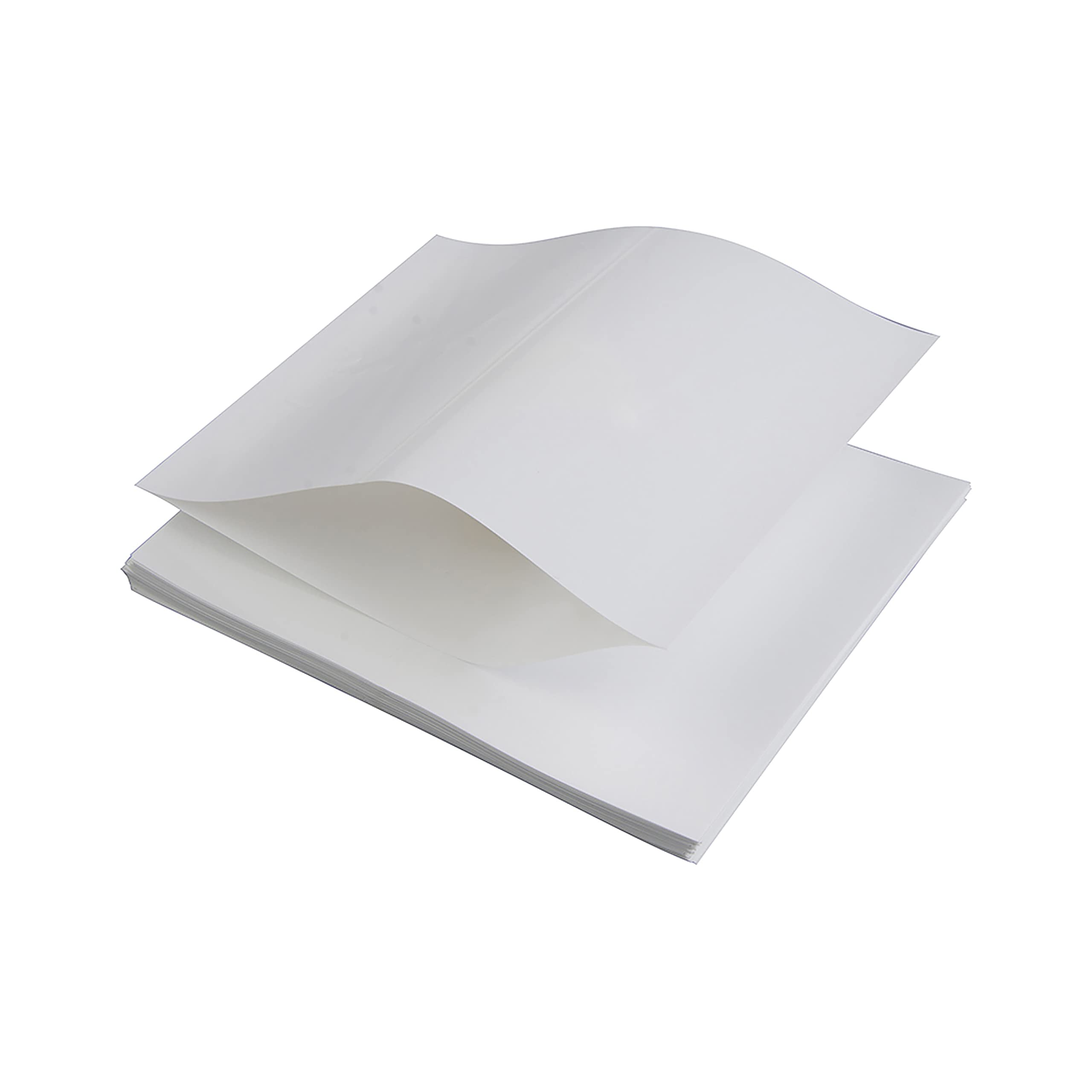 craft express sublimation shrink film - for use with convention oven dye sublimating for tumblers and more - 50 pack - 5.3" x 6" long