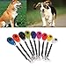 VLSQHNCF 1pcs Clicker Easy to Use with Button Dog Training Accessories Strong and Long-Lasting,Training and Behavior
