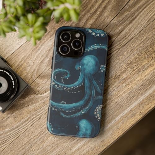 Coque iPhone 16 Pro Max pieuvre rigide mate anti-rayures