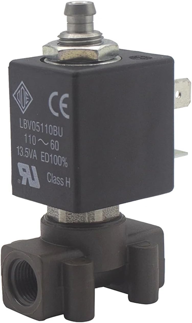 3/2 Way NC Direct Acting NPT1/8 AC110V 50HZ 60Hz 13.5VA Water Fluid Air Steam Solenoid Valve