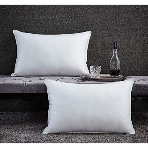 EGYPTIAN BEDDING Premium Goose Down Pillow Cover