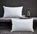 Egyptian Bedding Goose Down Pillow - 1200 Thread Count Egyptian Cotton , MEDIUM FIRM, Queen Size