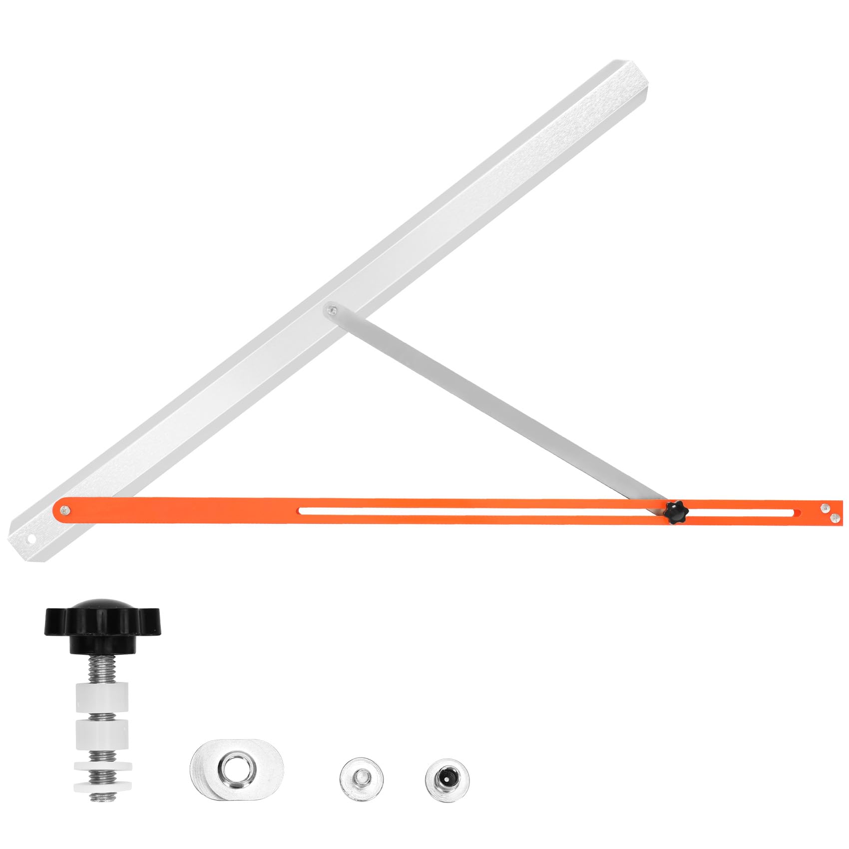 SA904 Angle Measuring Tool 30 Inches Aluminum/Steel Construction with Handy Guide-Slot for Snapper Shear Side Knives, for Dust-Free Snapper Shears