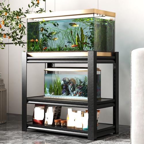 Support d'aquarium réglable pour sublimer votre salon moderne - 2