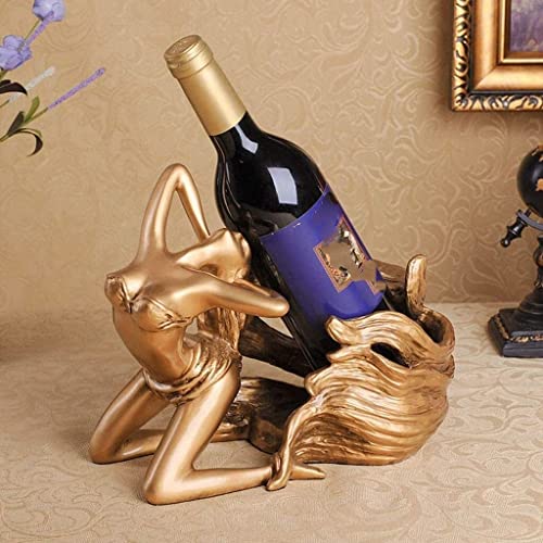 Soporte para botellas de vino diseño clásico en resina miniatura 5
