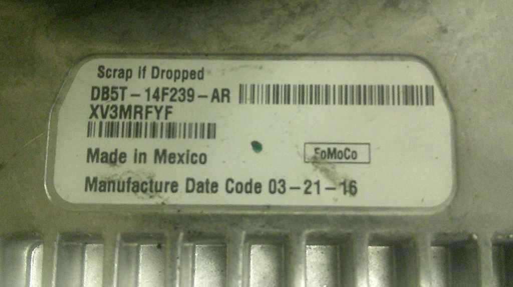 Voice Recognition Communication 04-19 Edge Escape DB5T-14F239-AR DB5T14F239AR