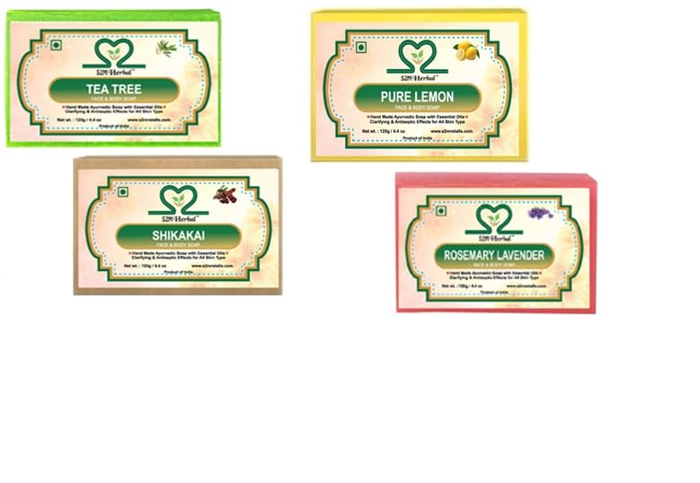 Image of Handmade Soap Combo-3 Pack of 4 (4 x 125 g)