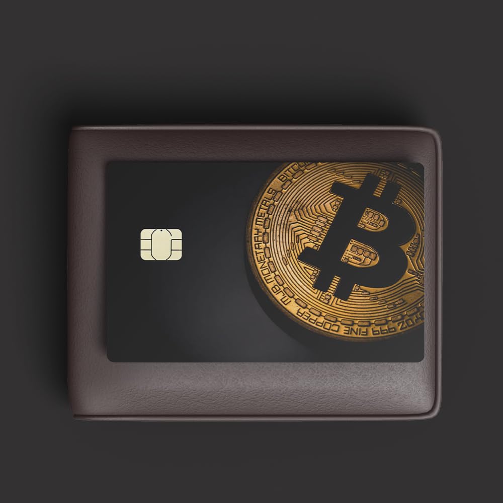 Bitcoin Credit Card Stickers & Crypto Coverage - Large Chip :  Amazon.com.be: Fashion