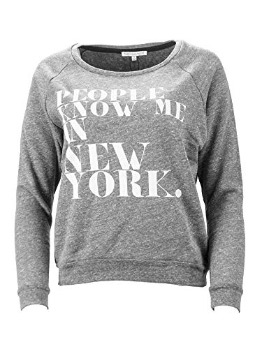 Rebecca Minkoff Women's People Know Me Sweatshirt X-Small Grey