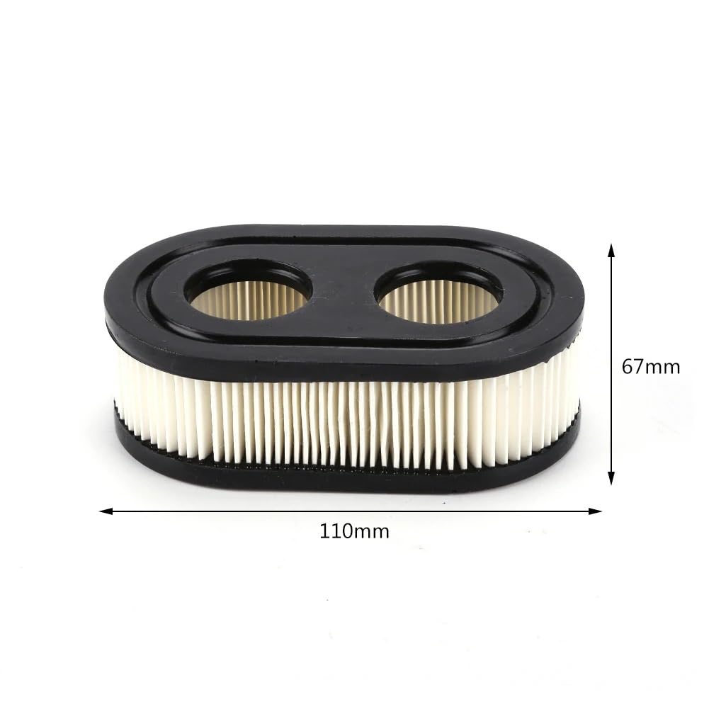 Filtro de Aire for cortacésped Compatible con los Motores 593260, 798339 y 798452. Repuesto for cortacésped K. Herramientas de Limpieza for jardín.